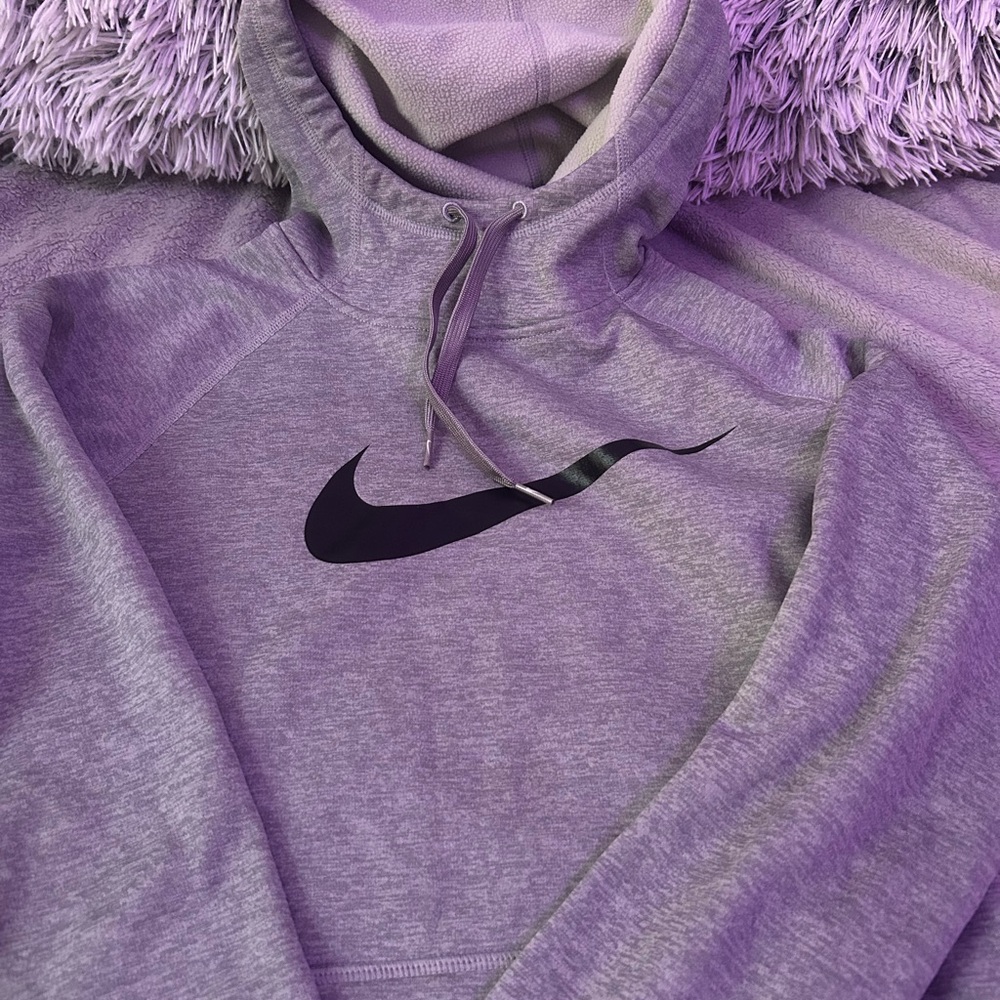 Nike Women's Heather Gray Cowl Neck Sweater